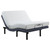 Clara - California King Adjustable Bed Base - Gray And Black