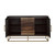 Zara - 2-Door Wood Accent Storage Cabinet - Black Walnut