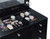 Acena - 7-Drawer Vanity Set With Lighting - Black High Gloss