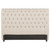 Devon - Upholstered Queen Panel Headboard - Beige