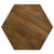 Zalika - Hexagonal Solid Mango Wood Coffee Table - Natural