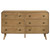 Robyn - 6-Drawer Bedroom Dresser - Light Ash
