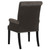 Alana - Velvet Upholstered Dining Arm Chair - Brown