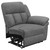 Bahrain - 5 Piece Power Home Theater Seating - Charcoal
