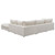 Serene - 5 Piece Upholstered Modular Sectional Sofa - Beige