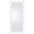 Zayan - Floor LED Lighting White Gloss - Mirror