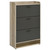 Denia - 3-Tier Engineered Wood Shoe Cabinet - Gray