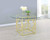 Starlight - Round Glass Top Metal Dining Table - Brass