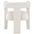 Petra - Boucle Upholstered Accent Side Chair - White