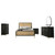 Arini - 5 Piece California King Bedroom Set - Black And Natural