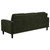 Ruth - 77" Fabric Upholstered Track Arm Sofa - Matcha Green
