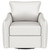 Madia - Upholstered Sloped Arm Swivel Glider Chair - Vanilla