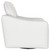 Madia - Upholstered Sloped Arm Swivel Glider Chair - Vanilla