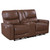 Greenfield - Upholstered Power Reclining Loveseat - Saddle Brown