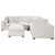 Lakeview - 6 Piece Upholstered Modular Sectional Sofa - Ivory