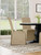 Shawna - Upholstered Skirted Dining Chair (Set of 2) - Khaki