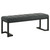 Mesa - Boucle Upholstered Tufted Accent Bench - Charcoal