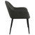 Emma - Fabric Upholstered Dining Arm Chair (Set of 2) - Charcoal