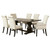 Parkins - 7 Piece Rectangular Dining Table Set - Rustic Espresso