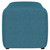Summer - Fabric Upholstered Tufted Accent Bench - Peacock Blue