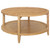 Camillo - Round Solid Wood Coffee Table - Maple