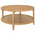 Camillo - Round Solid Wood Coffee Table - Maple