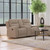 Brentwood - Upholstered Motion Reclining Loveseat - Taupe