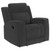 Brentwood - 3 Piece Upholstered Reclining Sofa Set - Dark Charcoal
