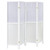 Mattison - 4-Panel Room Divider Folding Shoji Screen - White