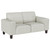 Deerhurst - 3 Piece Upholstered Track Arm Sofa Set - Greige