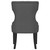 Baney - Fabric Upholstered Dining Side Chair - Gray And Black