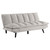 Laredo - Upholstered Tufted Convertible Sofa Bed - Light Gray