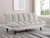 Laredo - Upholstered Tufted Convertible Sofa Bed - Light Gray