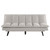 Laredo - Upholstered Tufted Convertible Sofa Bed - Light Gray