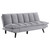 Laredo - Upholstered Tufted Convertible Sofa Bed - Gray