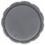 Sora - Round Upholstered Ottoman - Gray