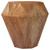 Jacinto - Octagonal Solid Mango Wood Side Table Brown - Natural