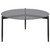 Rosalie - Round Smoked Glass Top Coffee Table - Sandy Black