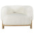 Lawler - Upholstered Barrel Back Accent Chair - Ivory