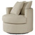 Debbie - Upholstered Swivel Accent Chair - Camel