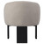 Valdez - Boucle Upholstered Barrel Back Accent Chair - Beige