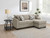 Storey - Upholstered Sleeper Sectional Chaise Sofa - Camel
