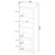Laughlin - 3-Shelf Engineered Wood Media Tower - White