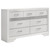 Miranda - 5 Piece California King Bedroom Set - White