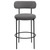 Viola - Boucle Upholstered Bar Chair (Set of 2) - Gray