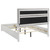 Miranda - Upholstered Full Panel Bed - White