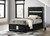 Miranda - Upholstered Twin Panel Bed - Black