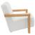 Fitzroy - Boucle Upholstered Accent Arm Chair - Ivory