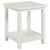 Payne - Wood End Table With Shelf - White