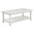 Payne - Wood Coffee Table With Shelf - White